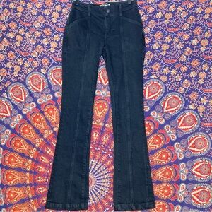 Free People Black Flare Jeans